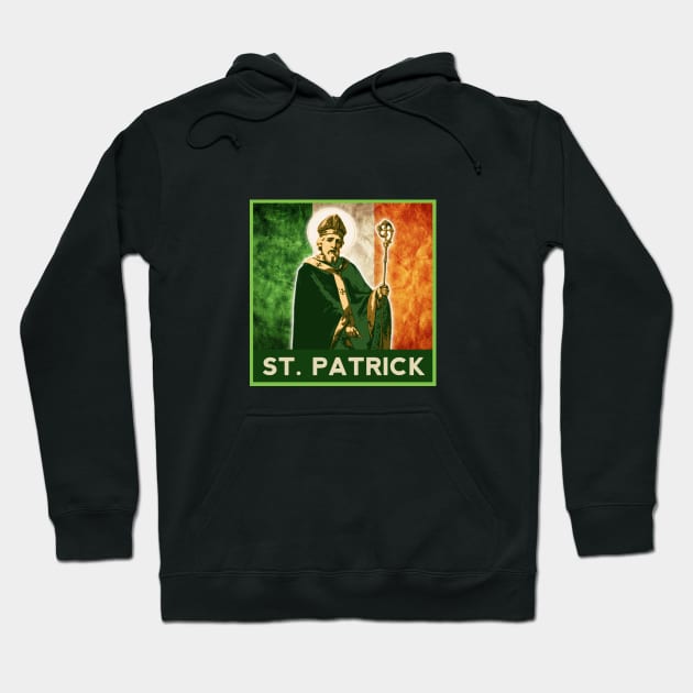 St. Patrick Pop Art Hoodie by raiseastorm